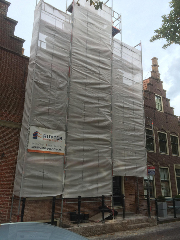 Restauratie aan de Westerhaven 10 te Medemblik