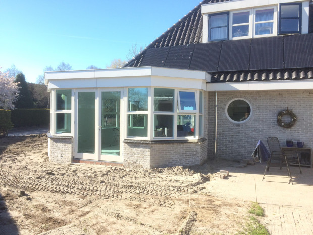 Uitbreiding woning de Gracht 1 Te Zwaagdijk